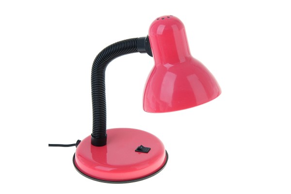 Лампа №203В (№А1376-2) настіль. з кнопкою металопл. 6цв D-11.5см/L-34см в кл. сред.