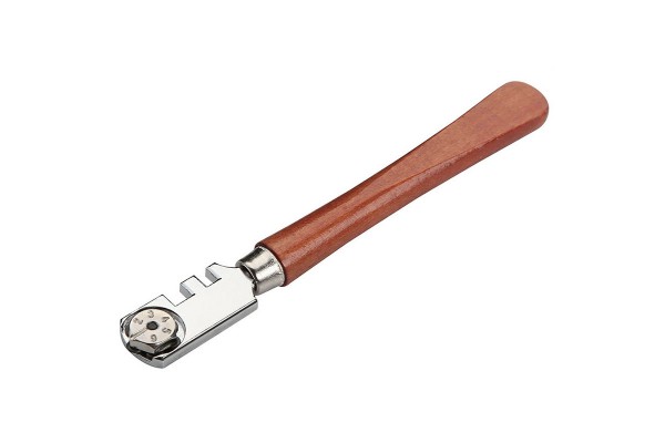 Склоріз 130мм 6 різаків дерев'яна ручка