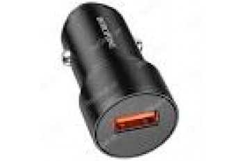 АЗП 12V/24V-1хUSB мама Borofone BZ19A, 3A, QC3.0, чорний (кор.) (28)
