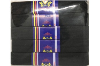 Резинка широка 3см чорна 1уп/5шт