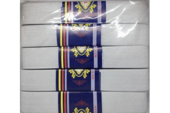 Резинка широка 3см біла 1уп/5шт