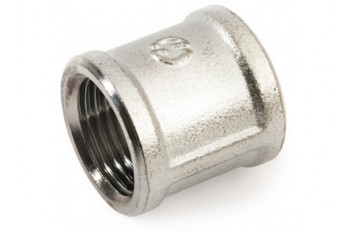 Муфта BRASS никель 1/2" В(10уп/300ящ)