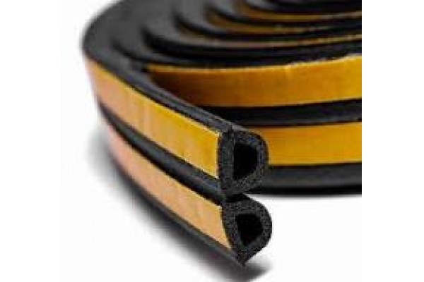 Ущільнювач D профіль 100 м. Чорний Польща