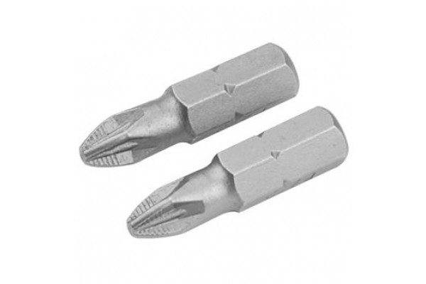 Біти S2A хрестові РН2х25мм, 2 шт блістер