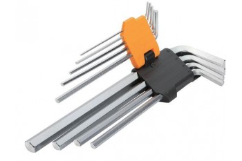 Комплект подовжених шестигранних ключів 9 шт 1.5-10мм