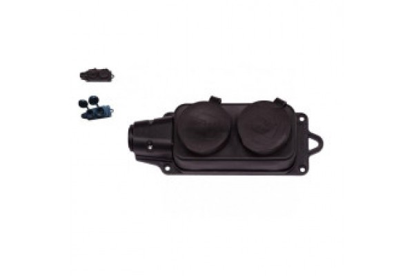 Розетка 2-а каучук SVT-5702 (16/64)