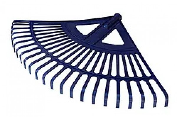 Граблі пластикові віяло 23 зуб великі під різьбу Польща (10)