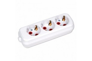Колодка 3 гнізда із з/к "СВЕТОПРИБОР" (16А) 5813 (10/100)