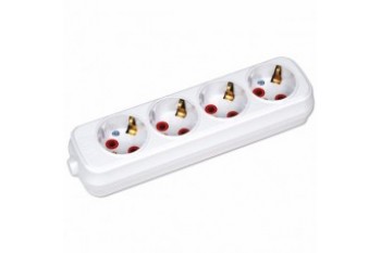 Колодка 4 гнізда з/к "СВЕТОПРИБОР" (16А) 5814 (10/100)