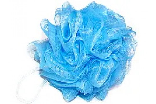 Мочалка-бантик банна середня ≈25гр Асорті