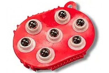 Масажер силіконовий антицелюлітний з металевими вставками 10х15см