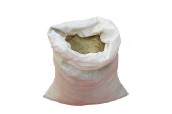 Пісок (митий, річний), в мішках об'ємом по 0,03 м³