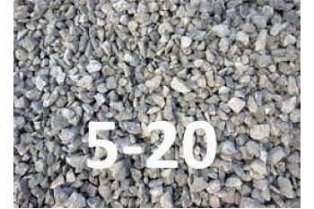 Щебінь гранітний (фр. 5-20 мм), в мішках об'ємом по 0,033 м³