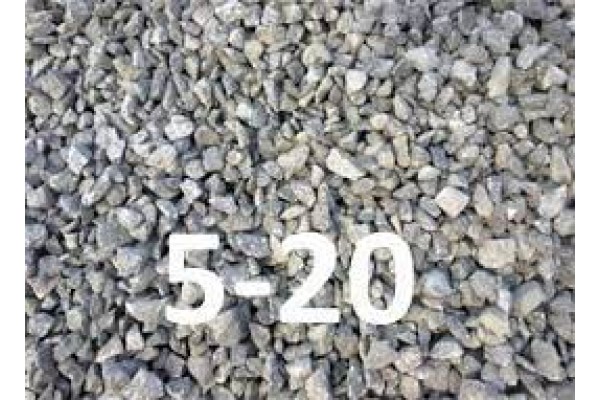 Щебінь гранітний (фр. 5-20 мм), в мішках об'ємом по 0,033 м³