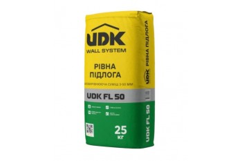 Суміш UDK FL 50 (ЮДК) (самовирівнююча 3-50мм) 25кг