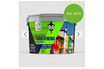 Фарба гумова ТМ "COLORINA" (1,2) RAL (6018 світло-зелена)