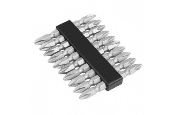 Біти двосторонні S2 хрестові РН2х65мм, 10шт