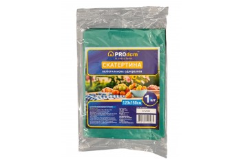 Скатертина поліетиленова одноразова, PROdom, 120х150см