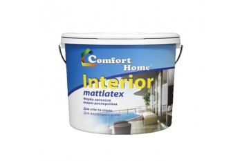 Фарба інтерєрна для стін та стель стійка до миття "INTERIOR" Mattlatex КОМФОРТ 12.6кг