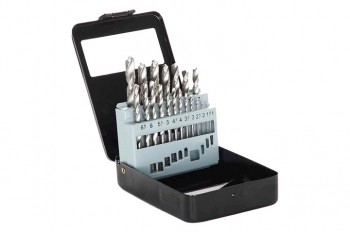 (AR_810203) Набір свердл по металу P6M5 метал кейс 1,0-10,0мм 19шт Apro