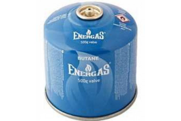 Балон газовий (Energas) до туристичних пальників/плит для кемпінгу, 500г  (0)