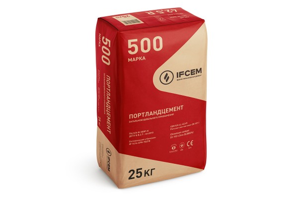 Цемент ПЦ ІІ/А-В-500Р-Н 25 кг Івано-Франківськ
