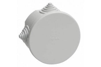 NX1043 Коробка розподільча герметична зовнішня кругла Ø85х45 мм (90шт)