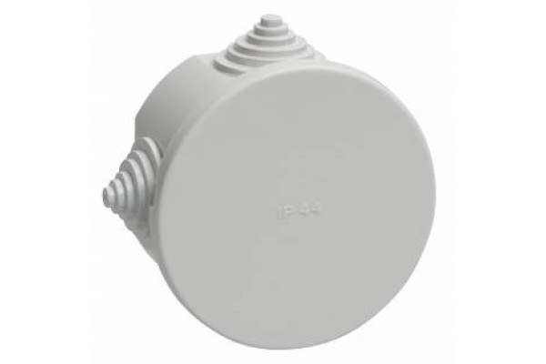 NX1043 Коробка розподільча герметична зовнішня кругла Ø85х45 мм (90шт)