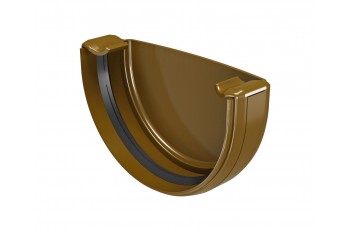 Заглушка ринви Regenau 125 коричневий