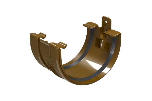 З'єднувач ринви Regenau 125 коричневий