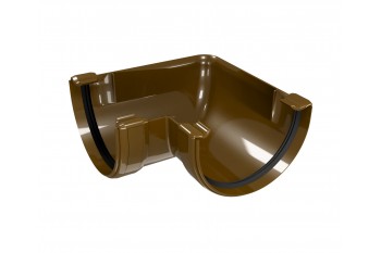 Кут 90° Regenau 125 коричневий