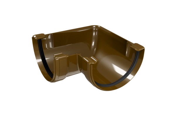 Кут 90° Regenau 125 коричневий