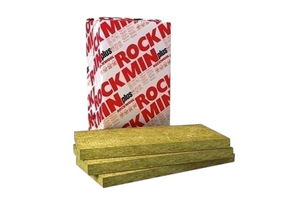 Базальтовая вата вата Rockwool Rockmin Plus 100 мм (1000*610) (6,1 кв.м в уп.) 10 шт/уп