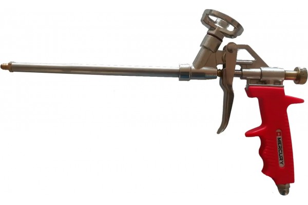 Пістолет для монтажної піни метал BASIC Mercury (ящ.20)