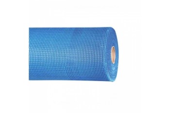 Фасадна скловолоконна сітка МАСТЕР 145гр/м2, 50м2 Синя, комірки 5мм*5мм