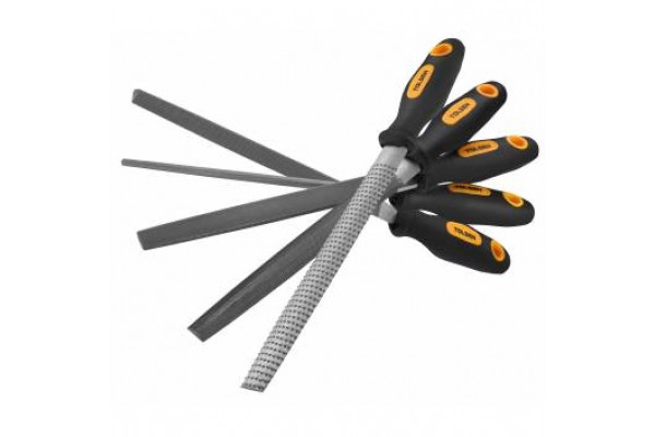 Напильники VOREL в наборі 5шт, l=200мм, 5шт.