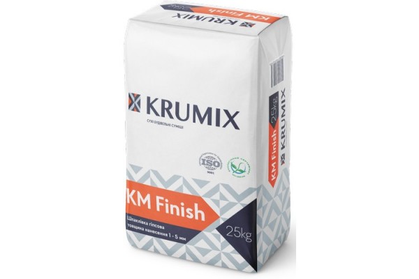 КМ Finish KRUMIX Шпаклівка гіпсова (25 кг)