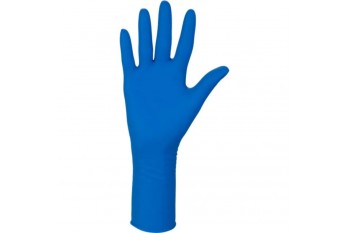 Рукавички латексні Mercator Medical Ambulance High Risk підвищеної міцності Сині 50 шт, Розмір М
