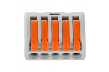 Конектор на 5 контактів (400В,  32 A ) Сірий (а)