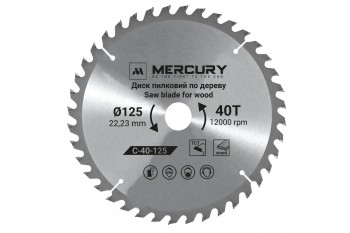 Пилковий диск Ø125 T-40 MERCURY (ящ.200)
