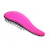 Гребінець/масажка для волосся маленька з м'якими зубчиками блискуча 15см