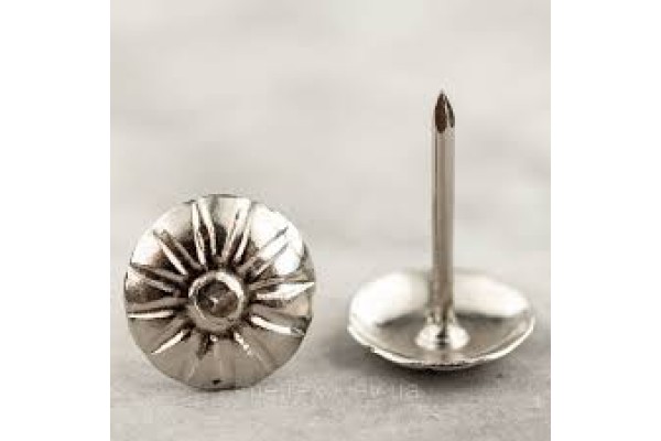 Цвяхи декоративні срібло (100 гр)