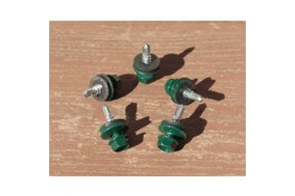 Саморіз покрівельний з EPDM шайбою 4,8х19 (6005)