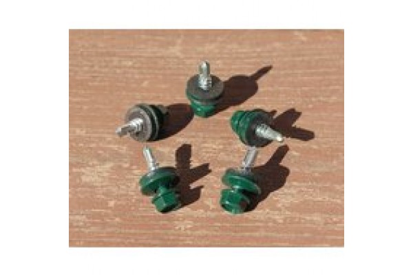 Саморіз покрівельний з EPDM шайбою 4,8х19 (7024)