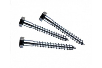 Гвинт для дерева шестигранна голова 6х120 цб