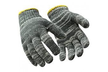 Рукавички трикотажні робочі без протектора в'язані сірі