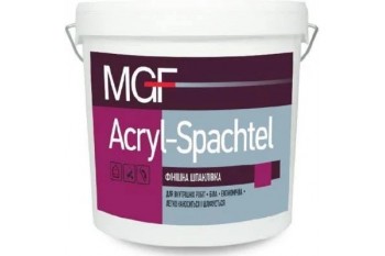 Шпаклівка MGF Acryl Spachte фінішна готова до застосування 1,5кг