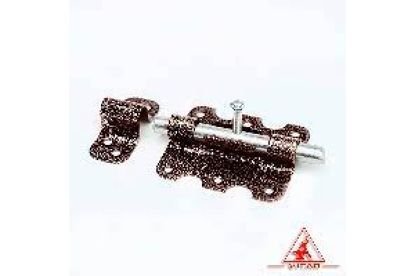 Шпингалет бабочка №85 [85×70] "средний" полимер Медь