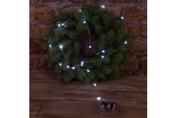 Світлодіодна гірлянда LED "Новорічна", біла, холодна, 2м