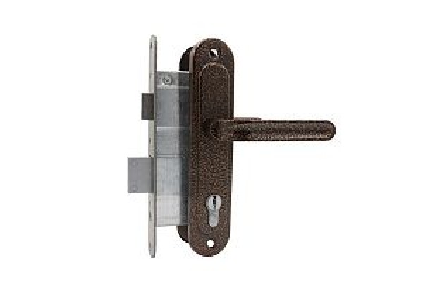 Арико Замок Врезной ЗВ4у Медь (55мм) Без цилиндра